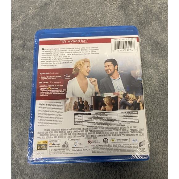 The Ugly Truth (Blu-ray, 2009) Romantic Comedy, Rated R - Picture 2 of 4